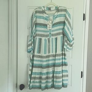 NWT Tiered mini summer dress made in Italy, size M-L